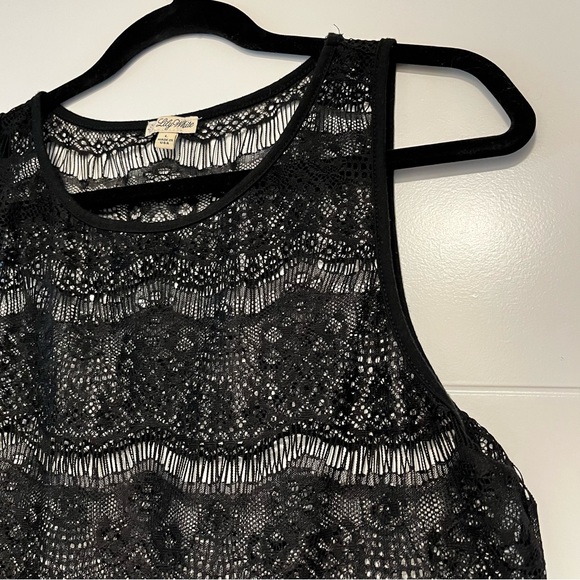 Lily White | Lace Tank Top/Coverup - Picture 3 of 14